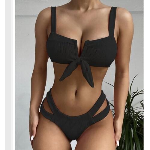 Mini Bikini Sexy Swimwear Women 2 Piece Swimsuit Bathing Suit Biquinis Swimming Suit for Women Maillot De Bain Femme Monokini