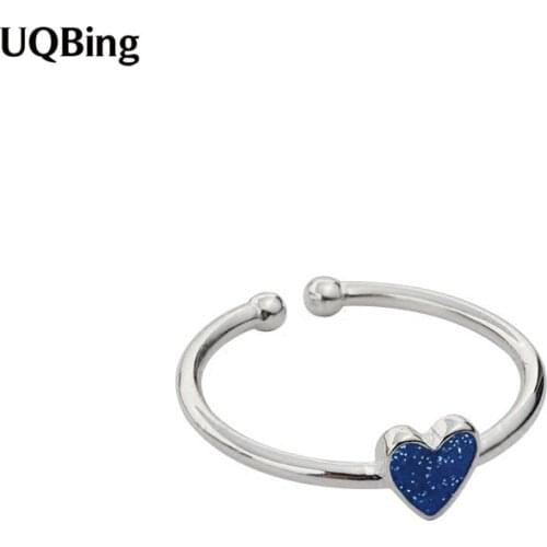 2019 Fashion 925 Sterling Silver Heart Ring Jewelry Christmas Gift Women Jewelry Finger Rings