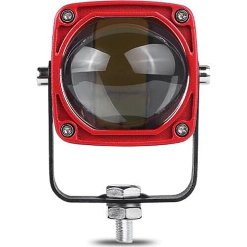 1/2PCS 2 Inch 8D Lens 12V 24V Led Work Light 6000K White 3500K Yellow Driving Lights Fog Light for Car Truck Off-Road Motorcycle