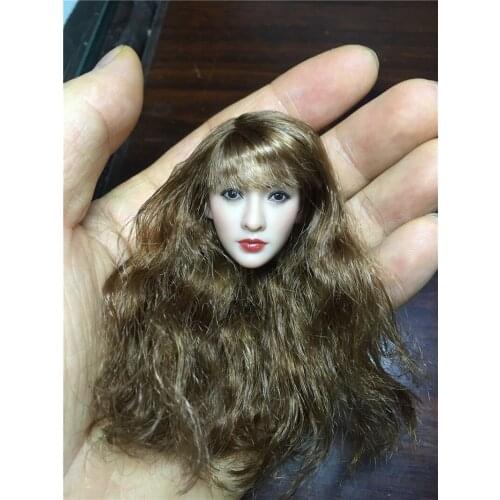 1/6 soldier Asian beauty head carving like Liu Yanjing sweet Liu Yifei hunting demon female head carved spot head sculpt