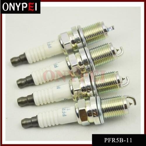 4x Iridium Spark Plug 22401-AA570 PFR5B-11 For Subaru Forester Impreza Legacy Nissan PFR5B11 22401AA570