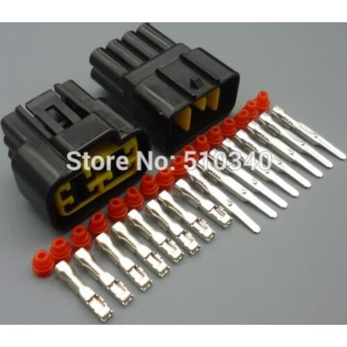 1set 8P 8 holes 2.3 mm automobile automotive waterproof connector plug parts with terminal connectors alternative jacket