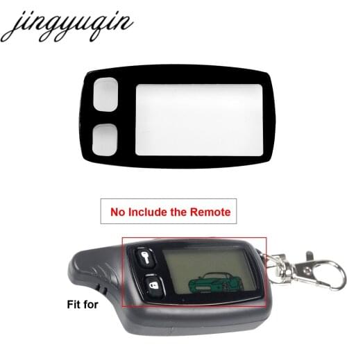 Jingyuqin TW9010/TW9030 Keychain Glass for Russian Tomahawk TZ9010/TZ9030/TW7010/TW9020 two way LCD Remote controller