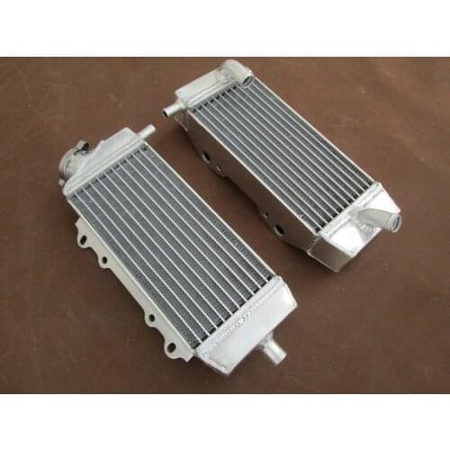 FACTORY PRICE for Kawasaki KX250F KXF250 2004-2005/SUZUKI RMZ250 RMZ 250 2004-2006 universal Aluminum radiator