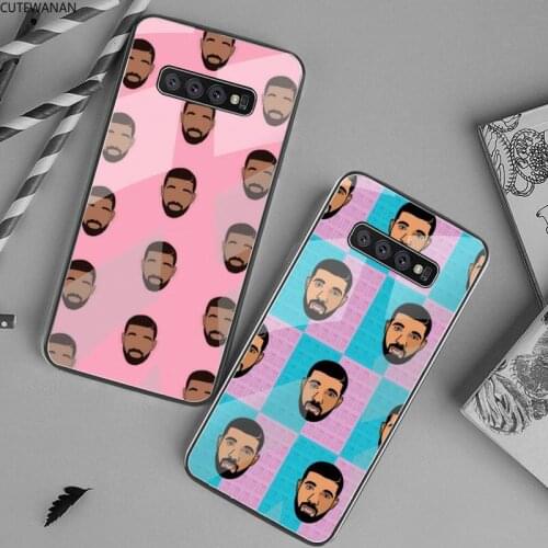 Drake Rapper america Phone Case Tempered Glass For Samsung S20 Plus S7 S8 S9 S10 Plus Note 8 9 10 Plus