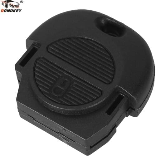 DANDKEY 2 Buttons For Nissan Micra Almera Primera X-Trail Car Key Case Cover No Blade Replacement Remote Flip Fob Car Key Shell
