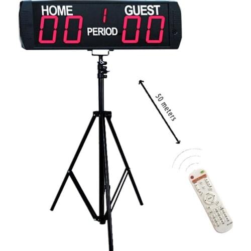 Digital football scoreboard sports multifuncion portable scoreboard with remote