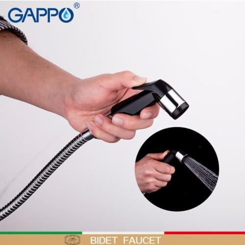 GAPPO Black Bidet Faucets toilet bidet faucet ABS Bath shower mixer tap bidet shower mixer muslim shower Spray Shattaf