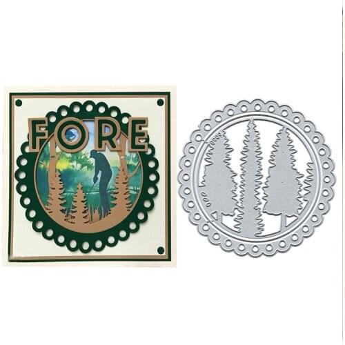 Julyarts Circular Background Dies Scrapbooking Soldes Die Cutting for Blade Punch Stencils Dies Stencils DIY Embossing