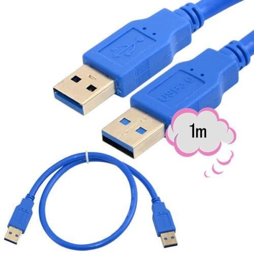 3Ft Long Premium 5Gbps USB 3.0 A Male Plug To Male Plug Extension Cable 1m Cord