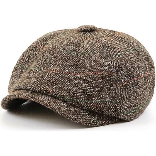 Octagonal Cap Men Hat Newsboy Beret Women Flat Retro Winter Spring Autumn Painter Outdoor Accessory