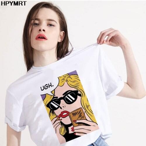 Beauty girl Womens t-shirt Harajuku t-shirt female ulzzang graphic t shirts 2020 new summer fashion cool tees femme clothing