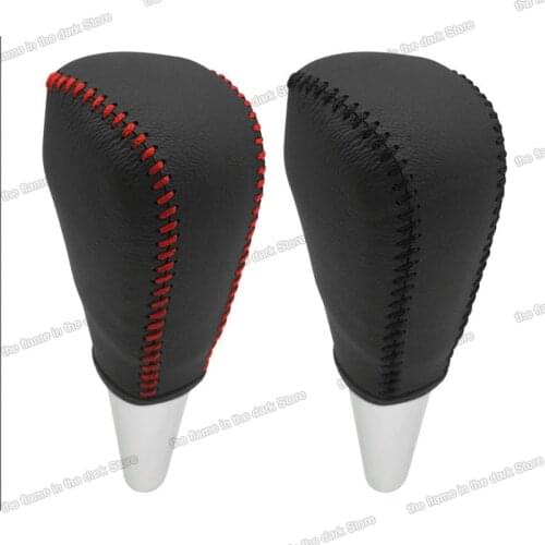 Lsrtw2017 Fiber Leather Car Gear Lever Cover Trims for Toyota Camry XV40 XV50 Accessories Auto Shift Knob 2006-2017
