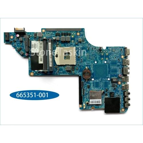 Best Value 665351-001 For HP Pavilion DV6-6000 Laptop Motherboard 665351-001 665351-501 11A39-2 HM65 DDR3 100% Tested