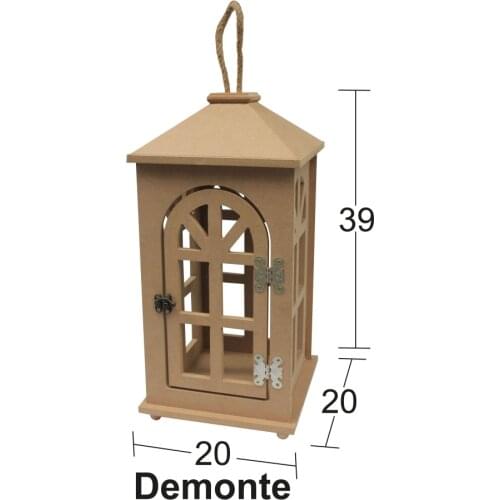 L341 Small Oil Lamp, Disassemble Can Be Painted Mdf Decorative Lantern