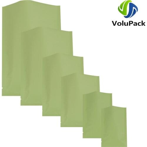 Matte Open Top Heat Seal Bags Coffee Powder Pouches Eco-friendly Aluminum Foil Mylar Packaging Bags Kitchen Food Organizer Bags