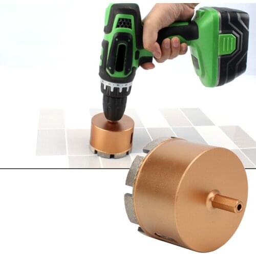 Marble Opener Diamond Core Drill Bit Hole Saw for Granite Tile Concrete Glass 80 mm bit for effective chip removal