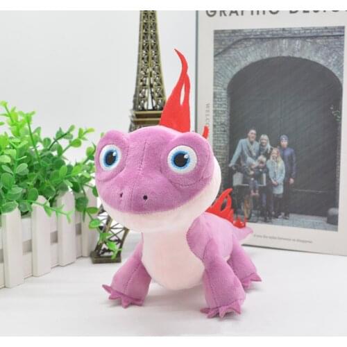 New Disney Frozen 2 Lizard Stuffed Plush Doll Party Decoration Cute Fire Lizard Toy Kids Birthday Gift