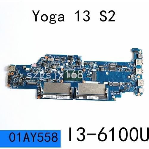 New 01ay558 main board for For Lenovo thinkpad yoga 13 s2 yoga13 portable motherboard i3-6100U test 100