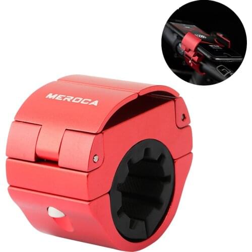 Hidden MTB Bicycle Phone Holder Aluminum 58-85mm Mobile Phone Holders Ring Type Mountain Bike Phone Mounts 22.2-31.8mm Handlebar