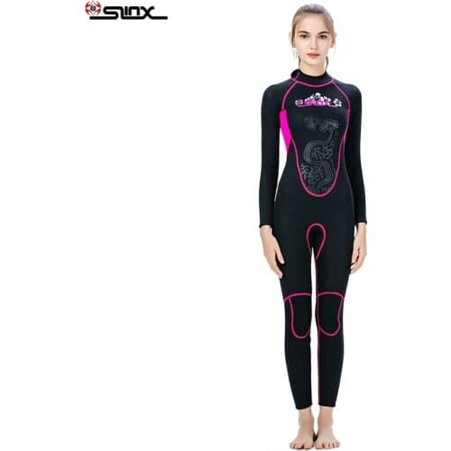 SLINX CORAL How 3mm Neoprene Women Scuba Diving Suit Kite Surfing Snorkeling Spear Fishing Boating Windsurfing Swimwear Wetsuit