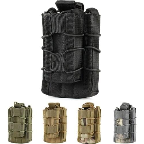Airsoft Magazine Pouch Military Tactical Molle for Rifle M4 / M14 / AK /G3 Hunting Paintball Magazine pouch Bag