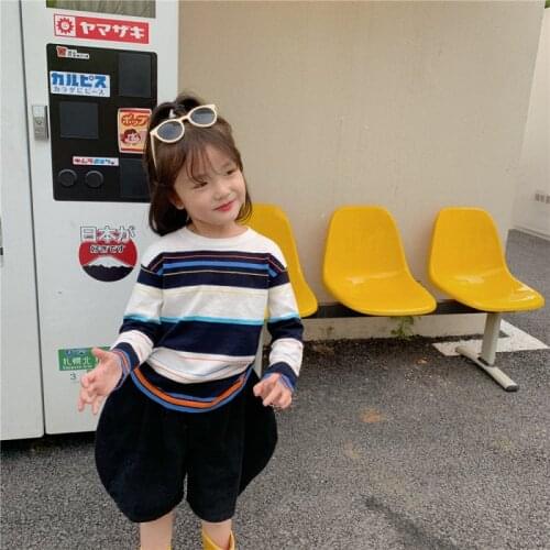 Girls Sweater Babys Coat Outwear 2021 Vest Lingge Thicken Warm Winter Autumn Knitting Pullover Christmas Gift Childrens Clothi