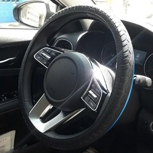 Texture Soft Multi Color Soft Silicon Steering Wheel Car Silicone Steering Wheel Glove Cover Universal Automobiles Accessories