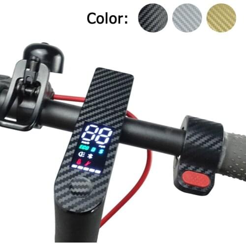Carbon Waterproof Scooter Sticker Display Control Panel Sticker For Xiaomi M365 General Electric Scooter Parts Sticker