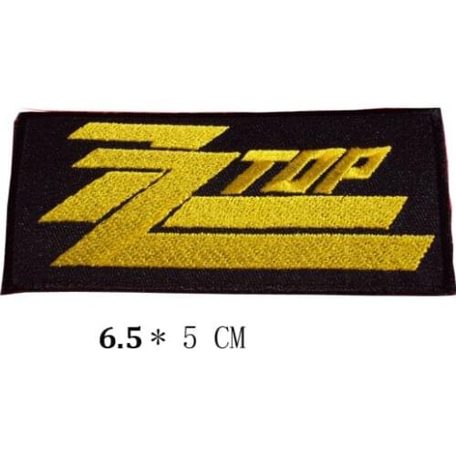 Vintage Logo ZZ TOP TEXAS SOUTHERN BLUES ROCK SEW/IRON ON PATCH 6.5*5CM