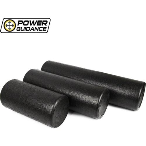 High density EPP Black Round Foam Roller for Physical Massage Muscle Gym Yoga Pilates Sports Myofascial Release 30/45/60/90c'm