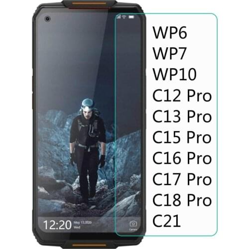 Tempered Glass For Oukitel WP7 WP10 C21 Screen Protector For Oukitel C18 C17 C16 C15 C12 C13 Pro WP 6 7 10 Protective Film Glass