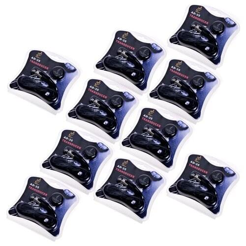 10Pcs Mini Transducer W/ Volume Pickup For Guitar Ukulele Violin Guzheng Erhu Etc