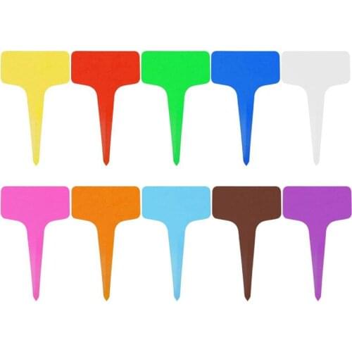 10pcs T-Type Bamboo Plant Labels Eco-Friendly Wooden Plant Potted Herbs Markers 10*6cm Tags Sign Garden Flowers Tools For S B4H6