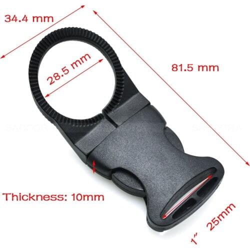 100pcs Outdoor sports bag accessories Fashion Outdoor Water Bottle Holder Webbing Buckle Clip For Camping Hiking