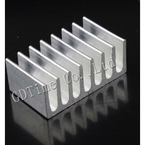 1000PCS Lot Aluminum 28X16X11MM IC LED Cooling Cooler Heatsink Heat sink GD011