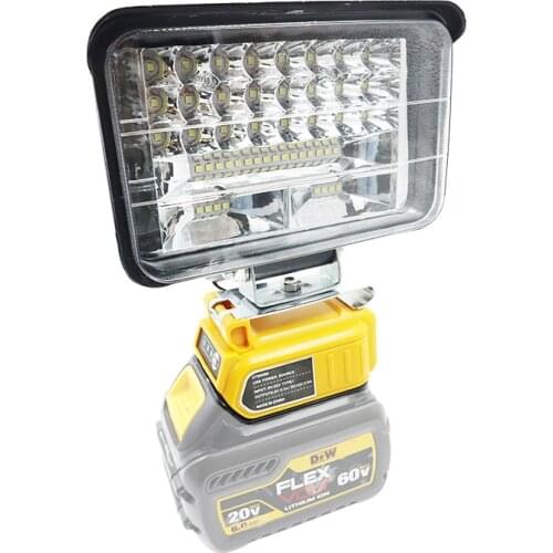 60W 5A Converter Adapter USB Charger For DeWalt 20V 18V Lithium Battery 12V DC Output Compatible Electrical Appliances Car Lamp