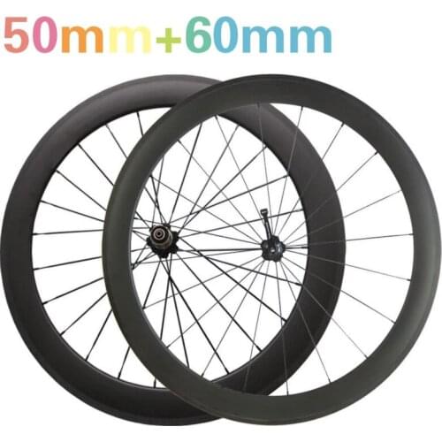Road Carbon Wheel Rim 700c 38mm 45mm 50mm profile clincher carbon rim brake 25mm width tubeless ready wheelset