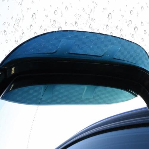 Rear Rearview Side Glass Mirror Trim Frame Rain Sun Visor 2pcs For Mercedes Benz Vito W447 2017 2018 2019