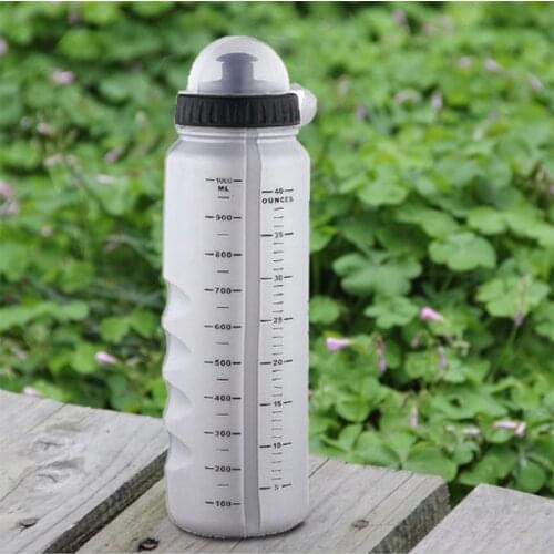 1000ml Team Bike Bottle For Water Portable Plastic Cycling Water Bottles With Dust Cover Bicycle Accessories Outdoor Sport Bottl