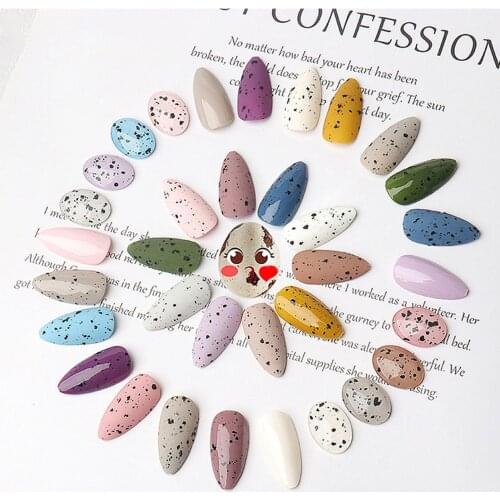 Quick Drying Soak Off Speckle Pattern Polish Nail Art Gel Manicure Decoration