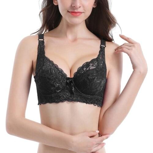 Womens Bra Large Size Push Up Bralette Lace Intimates Sexy Lingerie Undrwear Bras for Women Underwire
