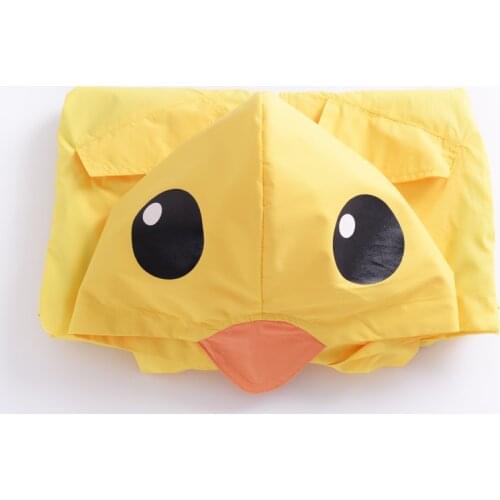 Girls Long Hooded Windbreaker Little Yellow Duck Jacket Toddler Girl Fall Clothes 2021 Little Girls Clothing Girls Jackets