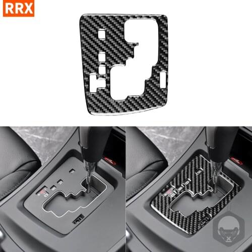 For Mazda3 Axela 2010 2011 2012 2013 Mazdaspeed 3 Carbon Fiber Sticker Automatic Transmission Gear Shift Frame Car Accessories