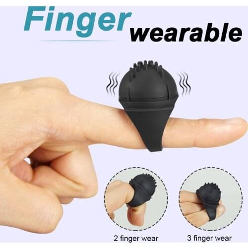 Jumping Eggs Finger Vibrator Nipple Clitoris Stimulator Dildo Sex Toys for Women Waterproof Vaginal Massager Sex Products