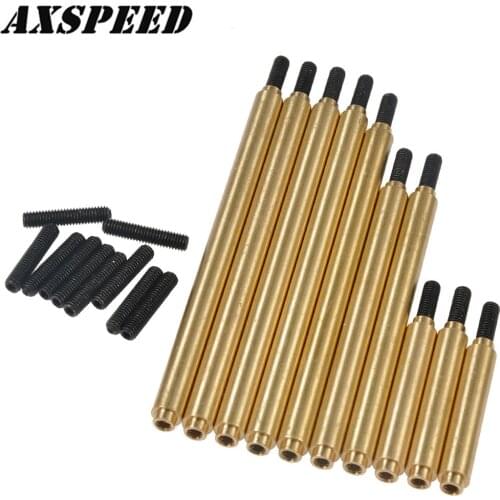 AXSPEED 10PCS TRX4 Metal Link Rod Kit for 1/10 RC Crawler Traxxas TRX4 TRX-4 RC Climbing Car Upgrade Accessories