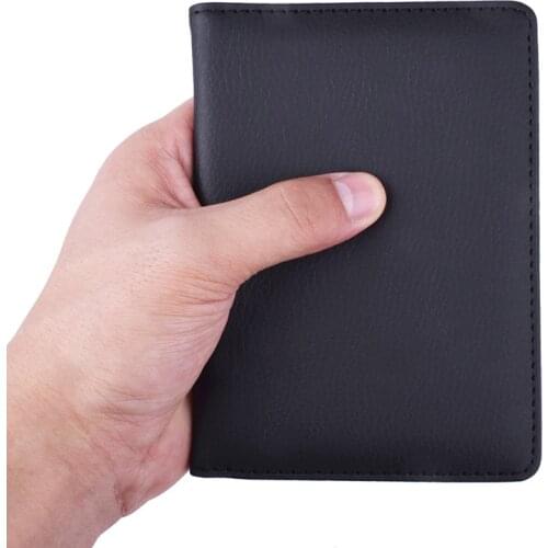 Multifunction Travel PU Leather Passport Holder Driver License Cover Document Card Cover Wallet Protector for Porte Carte