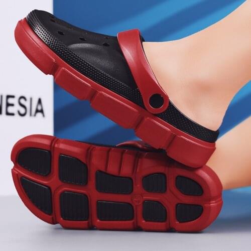 2021 Summer Hot Mens Sandals Swimming Quick Drying Non Slip Slippers Beach Anti-collision Round Head Mens Sports Sandals