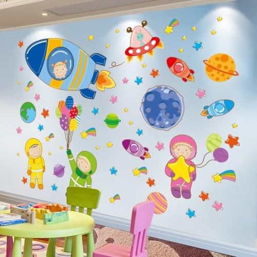 Kindergarten class classroom culture wall stickers theme wall decoration cartoon stickers stickers childrens room