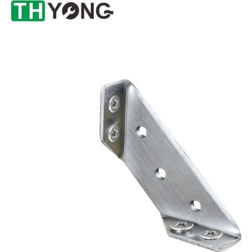Stainless Steel Angle Corner Brackets Fasteners Protector Right Angle Corner Stand Supporting Furniture Hardware tool